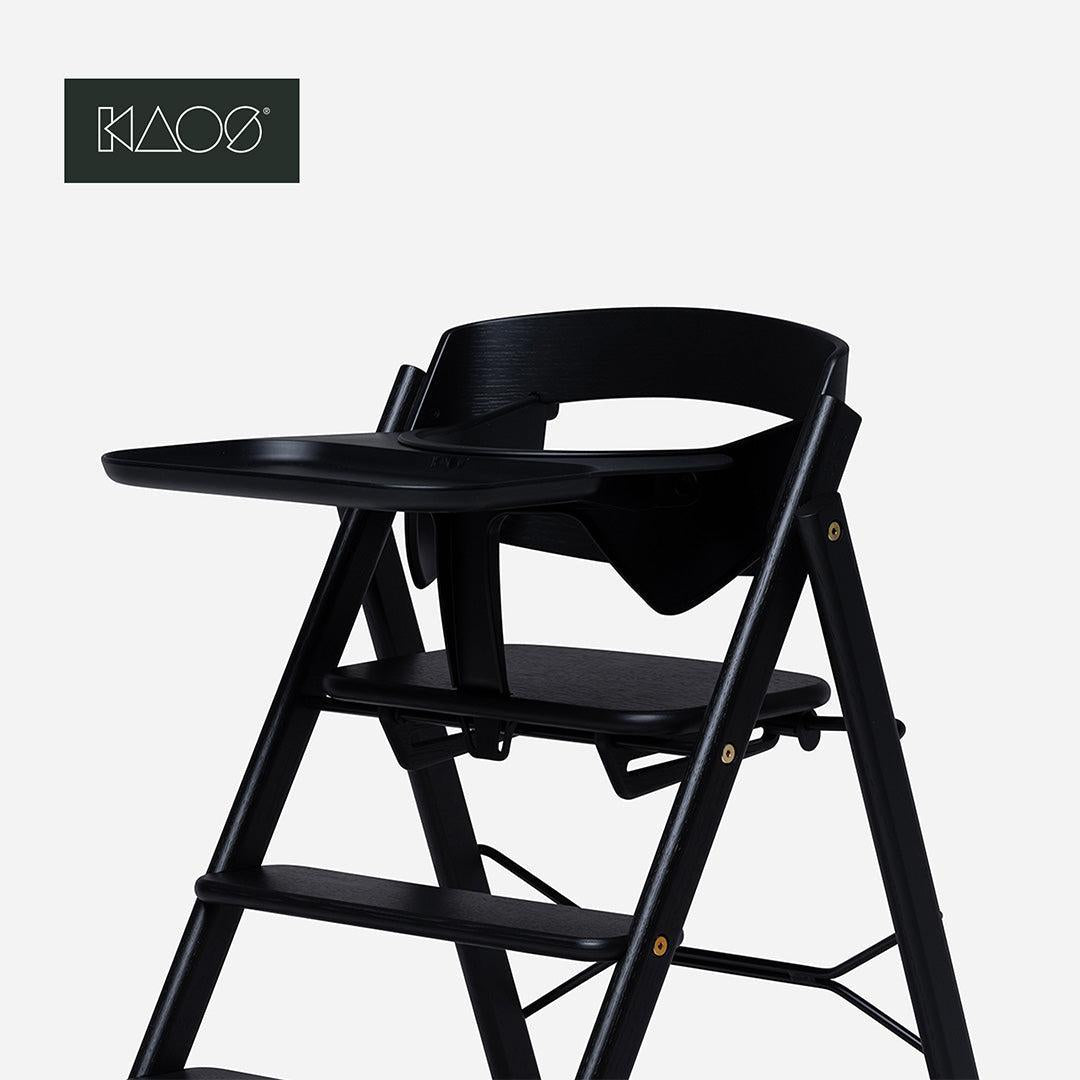 KAOS KLAPP® Tray - Black-Highchair Accessories-Black- | Natural Baby Shower
