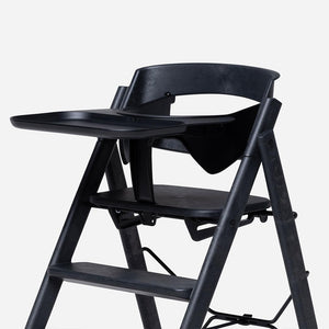 KAOS KLAPP® Tray - Black-Highchair Accessories-Black- | Natural Baby Shower