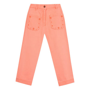 Bonton - Lakiko Heart Pocket Pants | Coral