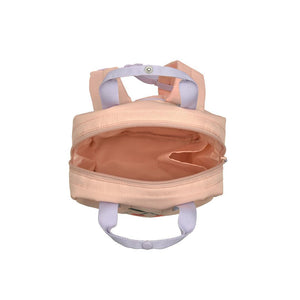 Lassig Mini Square Backpack - Peach - Little Gang Cherry-Changing Bags-Peach- | Natural Baby Shower