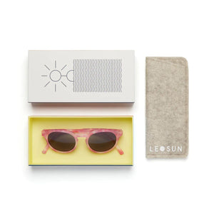 Leosun - Pink Rainbow Polarized UV400 Kids Sunglasses 5-12 Years Old