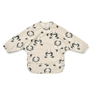 Liewood Merle Printed Cape Bib - Panda / Sandy-Bibs-Panda / Sandy-One Size | Natural Baby Shower