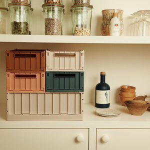 Liewood Weston Storage Boxes - Whale Blue - Medium - 2 Pack-Storage- | Natural Baby Shower