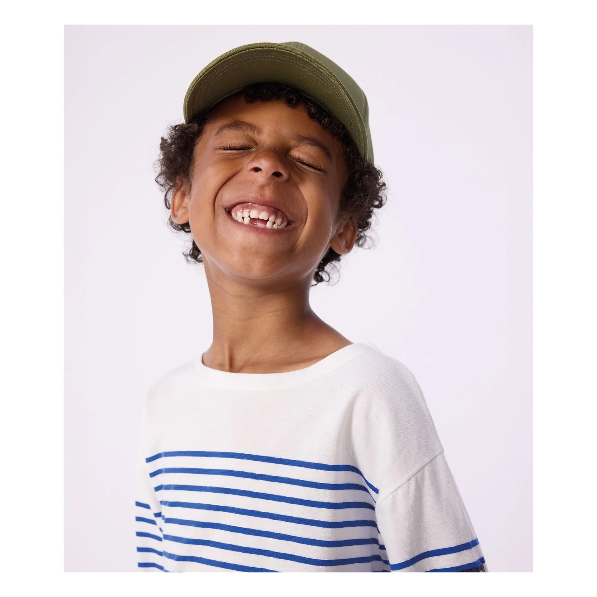Petit Bateau - Light Striped T-Shirt | Blue