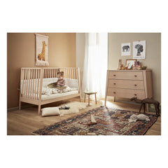 Leander - Linéa et Luna Organic Cotton Crib Bumper | White