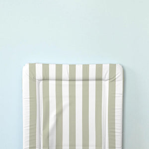 The Little Bumble Co. Standard Changing Mat - Green Stripe-Changing Mats-Green Stripe-one size | Natural Baby Shower