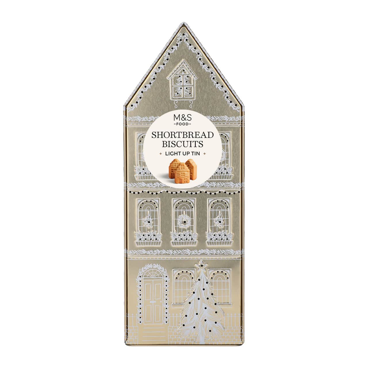 M&S Food Light-Up Hazelnut Cookie House