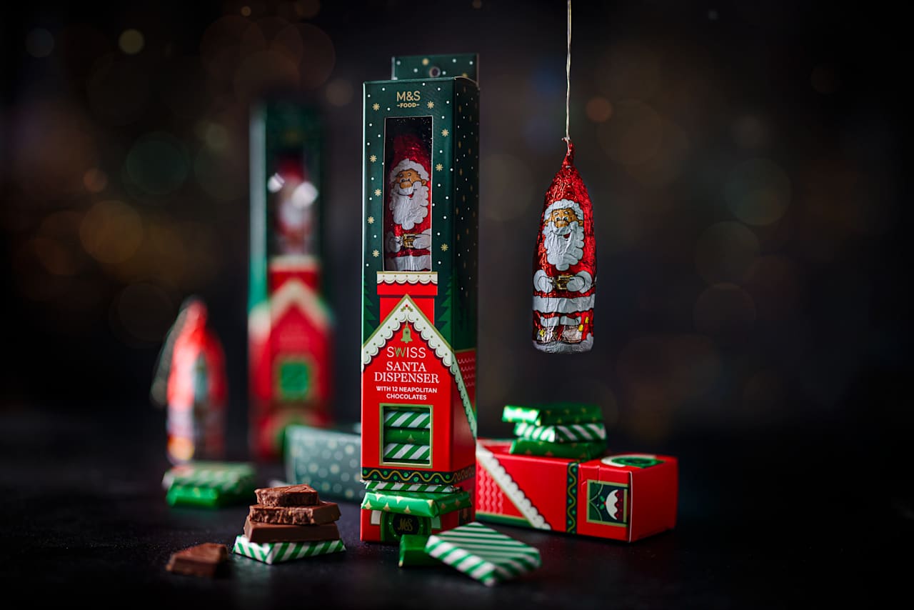 M&S Food - Santa Swiss Chocolate