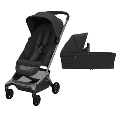 Maxi-Cosi Fame Cabin Stroller & Carrycot Bundle - Onyx Black-Strollers-Onyx Black-Without Bumper Bar | Natural Baby Shower