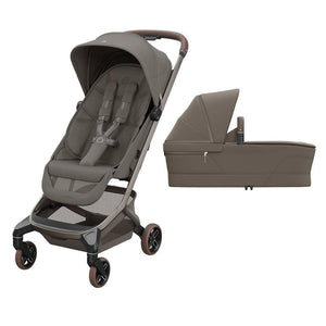 Maxi-Cosi Fame Cabin Stroller & Carrycot Bundle - Oak Truffle-Strollers-Oak Truffle-Without Bumper Bar | Natural Baby Shower