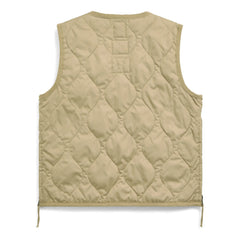 Taion - Military Sleeveless Quilted Jacket | Beige
