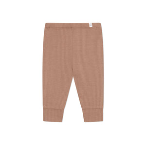 MORI Ribbed Bear Face Pyjamas - Bear + Brown-Pyjamas- | Natural Baby Shower