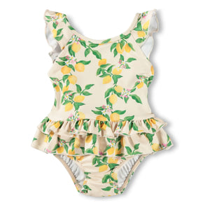 Molo - Nalani Swimsuit Lemons Recycled Fiber | Light Yellow