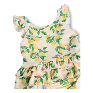 Molo - Nalani Swimsuit Lemons Recycled Fiber | Light Yellow