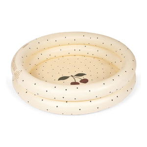Konges Sløjd - Deniz Blue Polka Dot Inflatable Pool | Beige