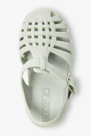 Next - Girls Jelly Jelly Mint Green Sandals - 28