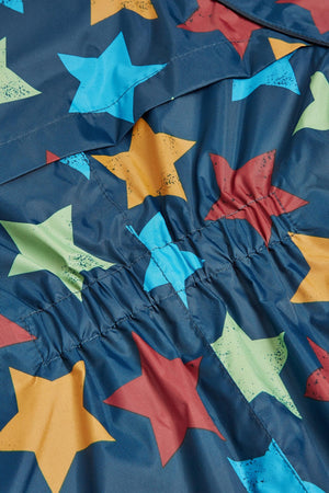 Next - Polar Lined Star Patterned Children's Raincoat - 2-3 Years