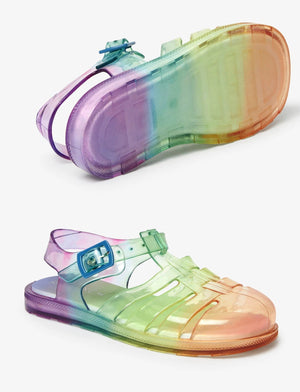 Next - Soft Soled Rainbow Kids Jelly Sandals - 23