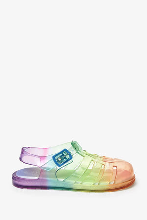 Next - Soft Soled Rainbow Kids Jelly Sandals - 24
