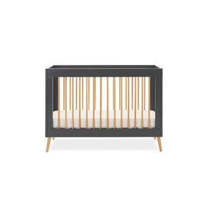 Obaby Maya Mini 2 Piece Room Set - Slate + Natural-Nursery Sets-No Mattress- | Natural Baby Shower