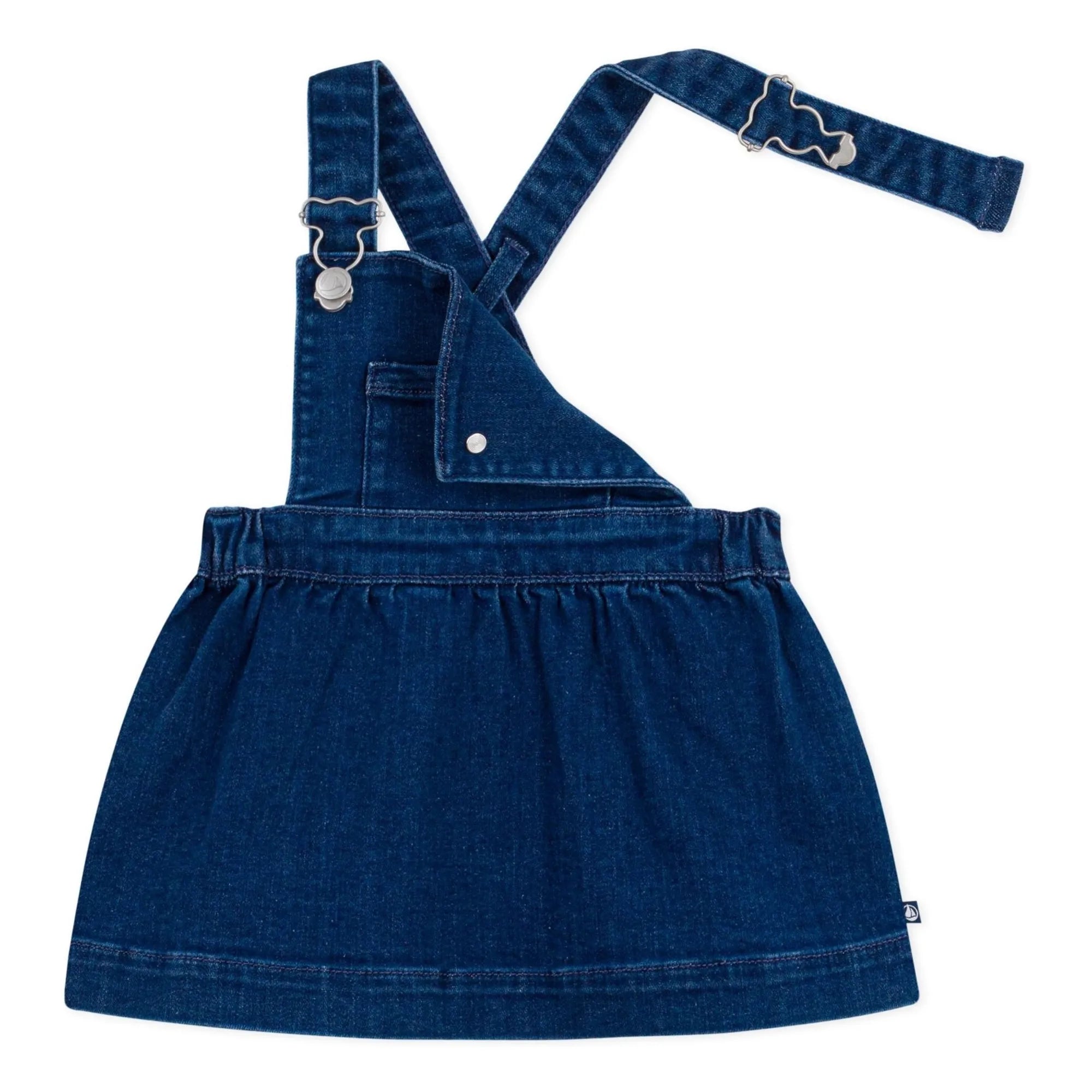 Petit Bateau - Organic Cotton Denim Overalls | Blue