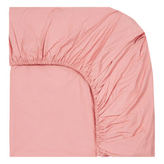 Suite 702 - Organic Percale Elastic Fitted Sheet | Dust Pink
