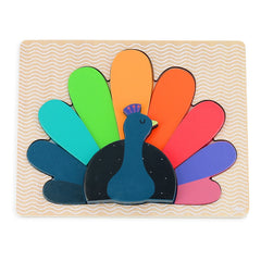 Vilac - Peacock Shape Matching Puzzle - Andy Westface