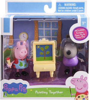 Peppa Pig - Peppa & Danny Dog Painting Figure Toy Set