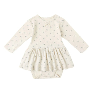 Quincy Mae - Pointelle Organic Cotton Romper | Ecru