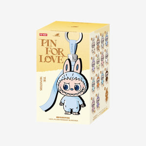 Pop Mart - Original The Monsters Pin For Love Plush Keychain A-M
