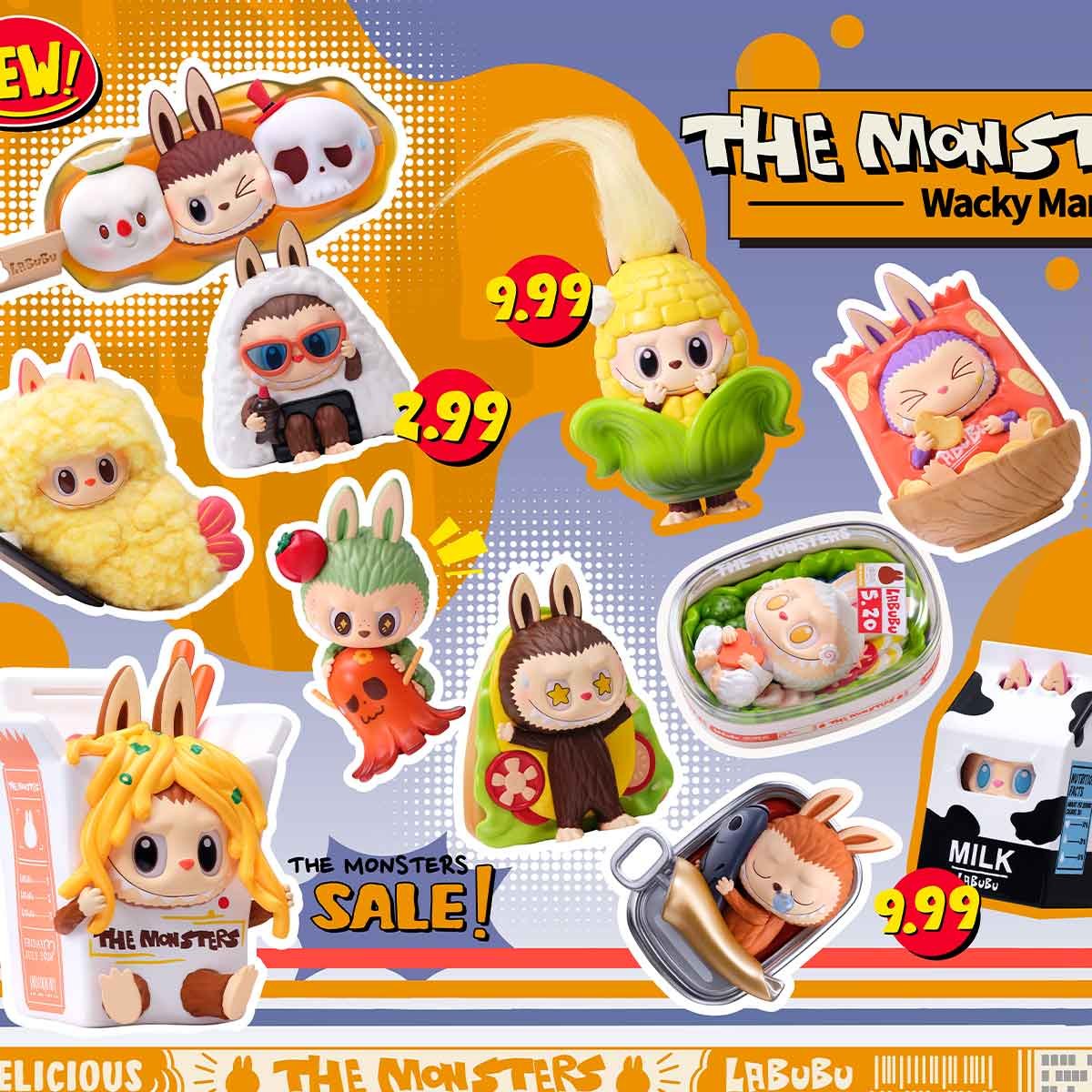 Pop Mart - Original The Monsters Wacky Mart Series Blind Box Figure