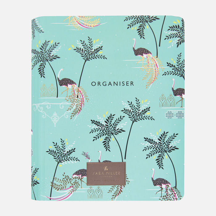 Portico Designs - Sara Miller: Ostrich and Palm Trees Organizer Planner