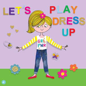 Rachel Ellen - Grl Pwr Sticker Scene Colouring and Activity Book