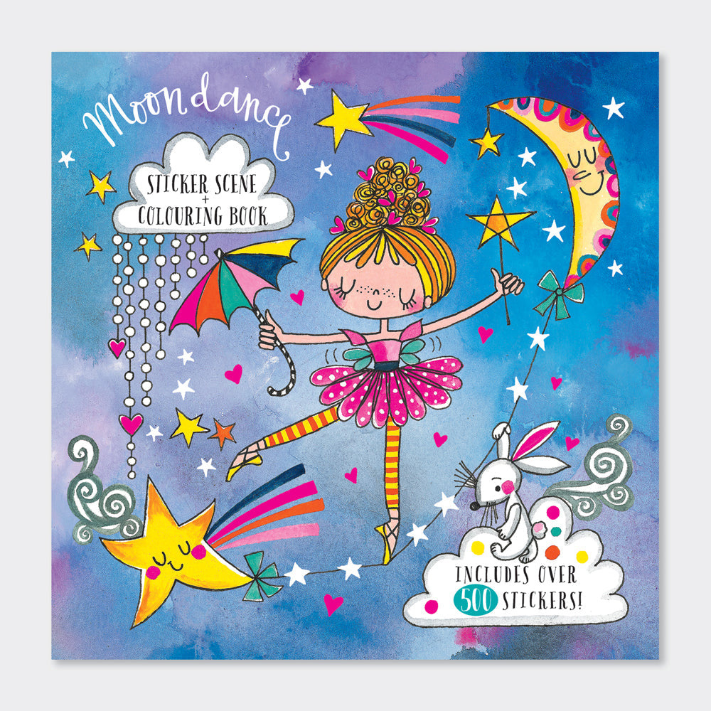 Rachel Ellen - Moondance Sticker Scene Colouring & Activity Book