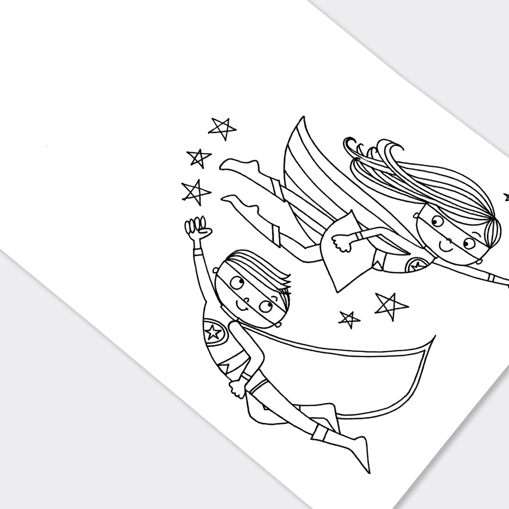 Rachel Ellen - Super Hero Colouring Book