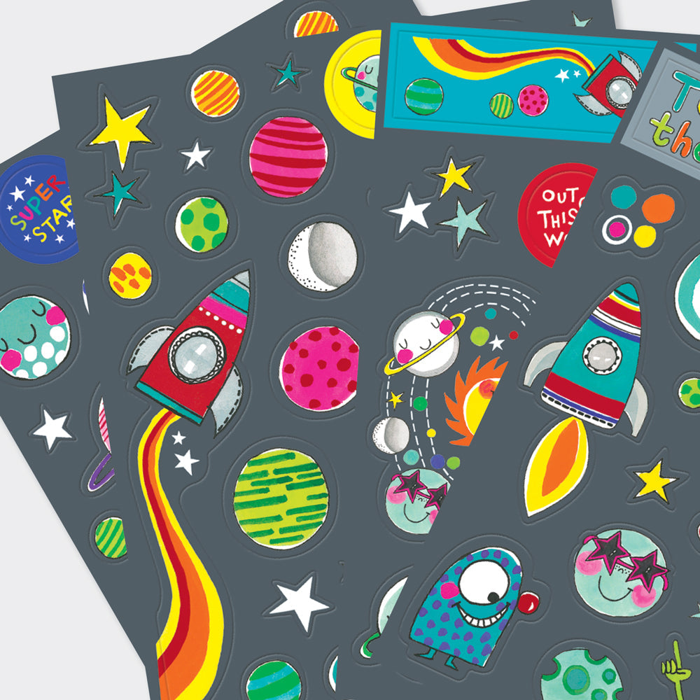 Rachel Ellen - To The Moon Sticker Books