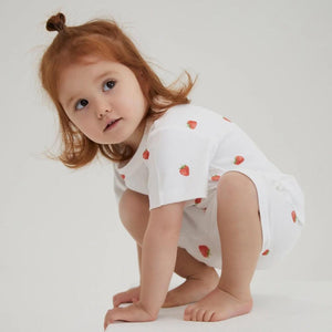 Rosa & Blue Summer Pyjamas - Strawberry-Pyjamas- | Natural Baby Shower