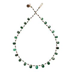 Ivarene - Savannah Drops & Beads Necklace | Malachite