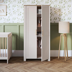 Silver Cross Seville Wardrobe - Cashmere Oak-Wardrobes-Cashmere Oak- | Natural Baby Shower
