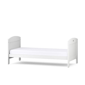 Silver Cross Valencia Cot Bed - Ash White-Cot Beds-Ash White-Cot Bed | Natural Baby Shower