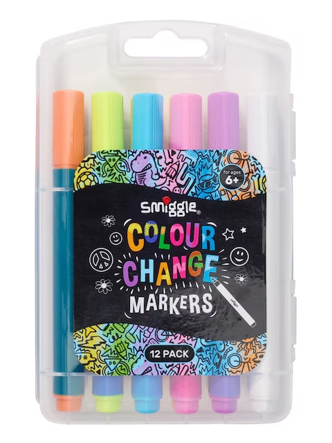 Smiggle - 12-Pack Colour Changing Markers