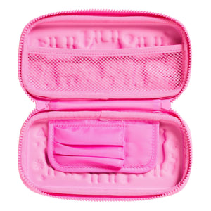 Smiggle - 3D Embossed Hardtop Yellow Small Pencil Case