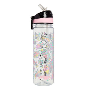 Smiggle - Beyond Ice Cream Pattern 650 ML BPA-Free Straw Bottle