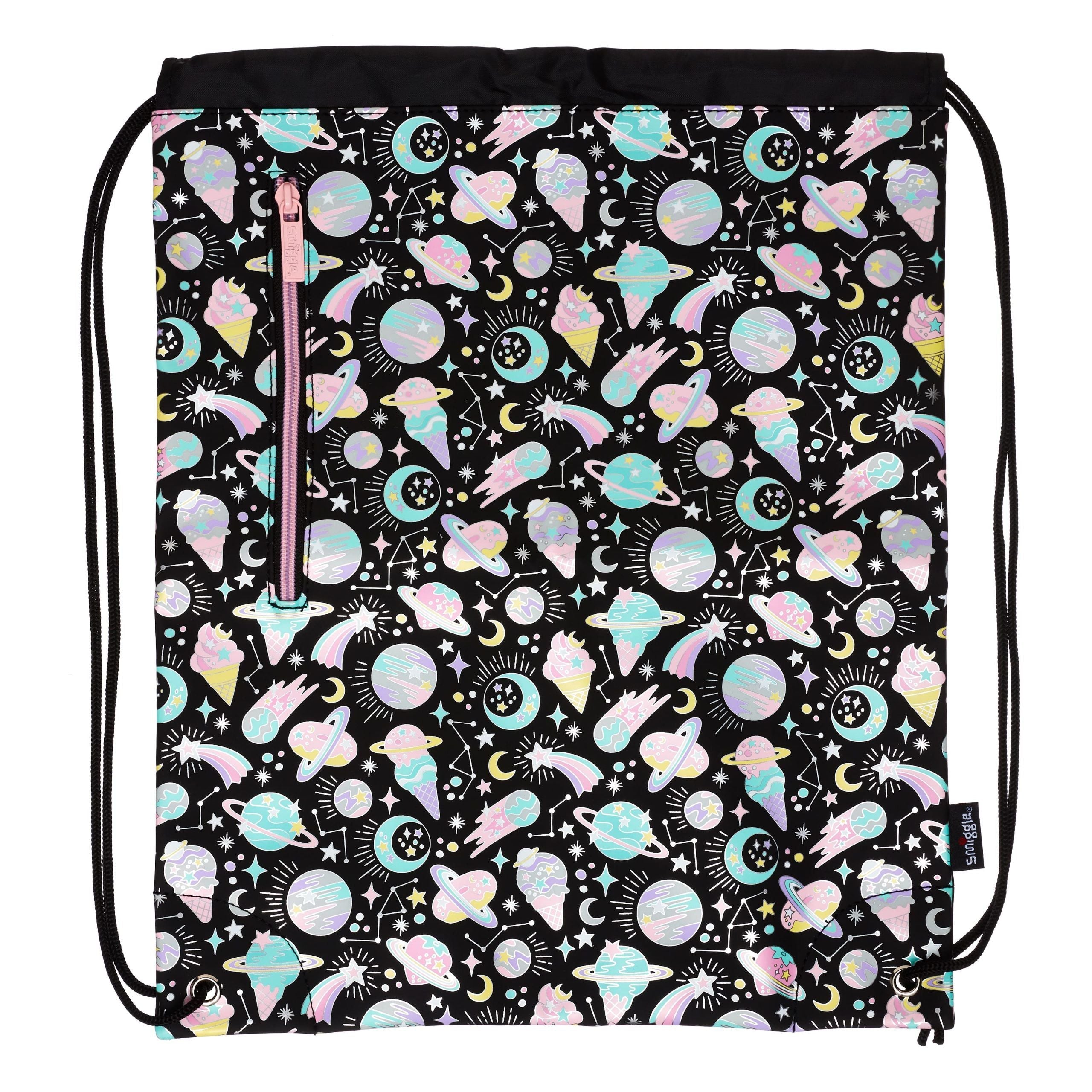 Smiggle - Beyond Black Drawstring Bag