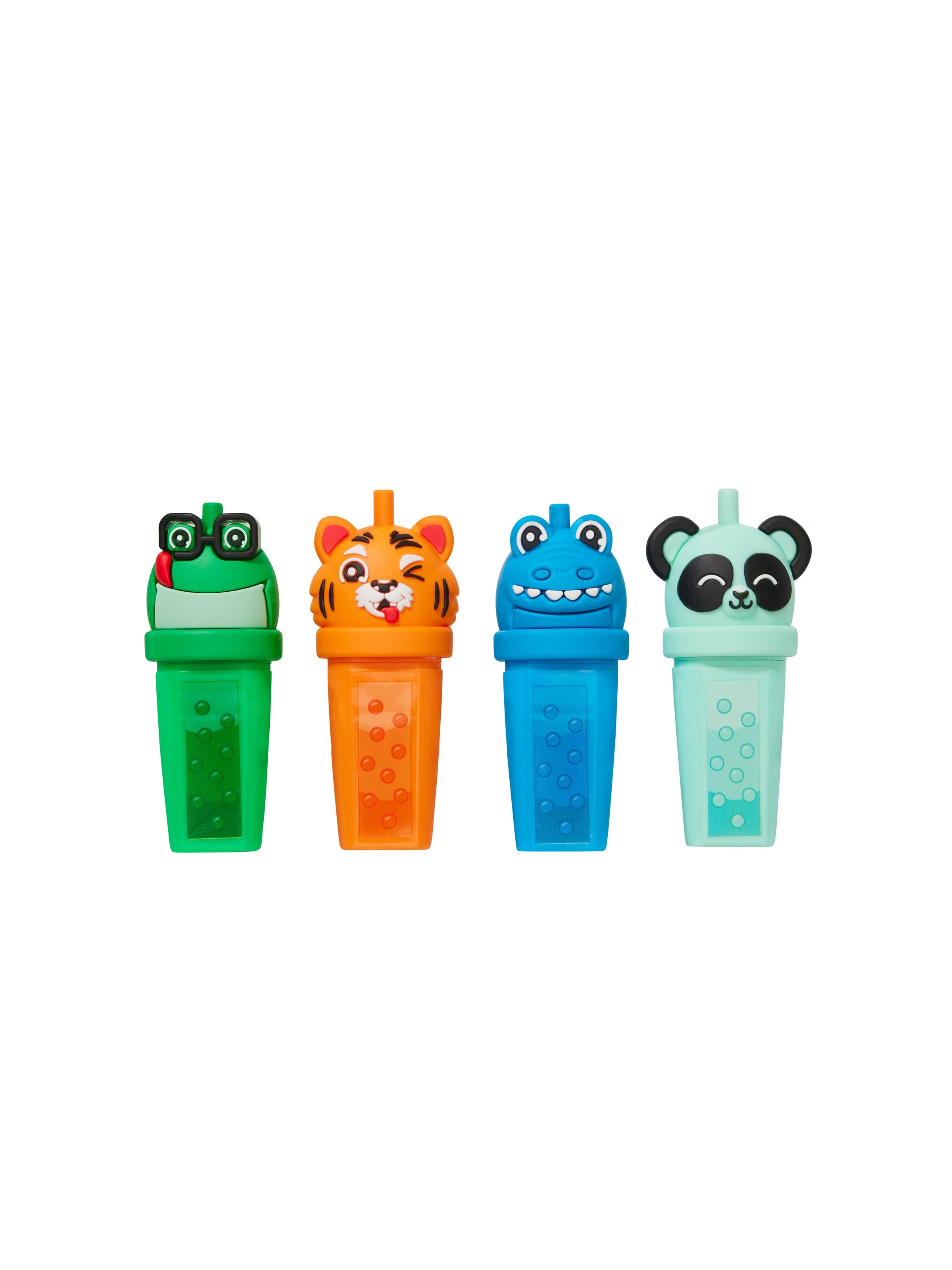 Smiggle - Bubble Time Fluorescent Highlighter 4-piece Pen Set