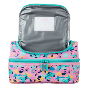 Smiggle - Double Layer Blue Kittens Lunch Box
