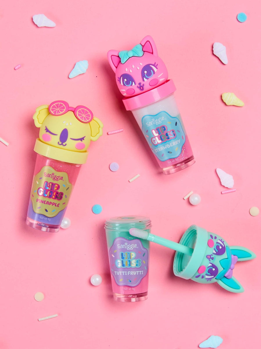 Smiggle - Kids Strawberry Lip Balm & Gloss