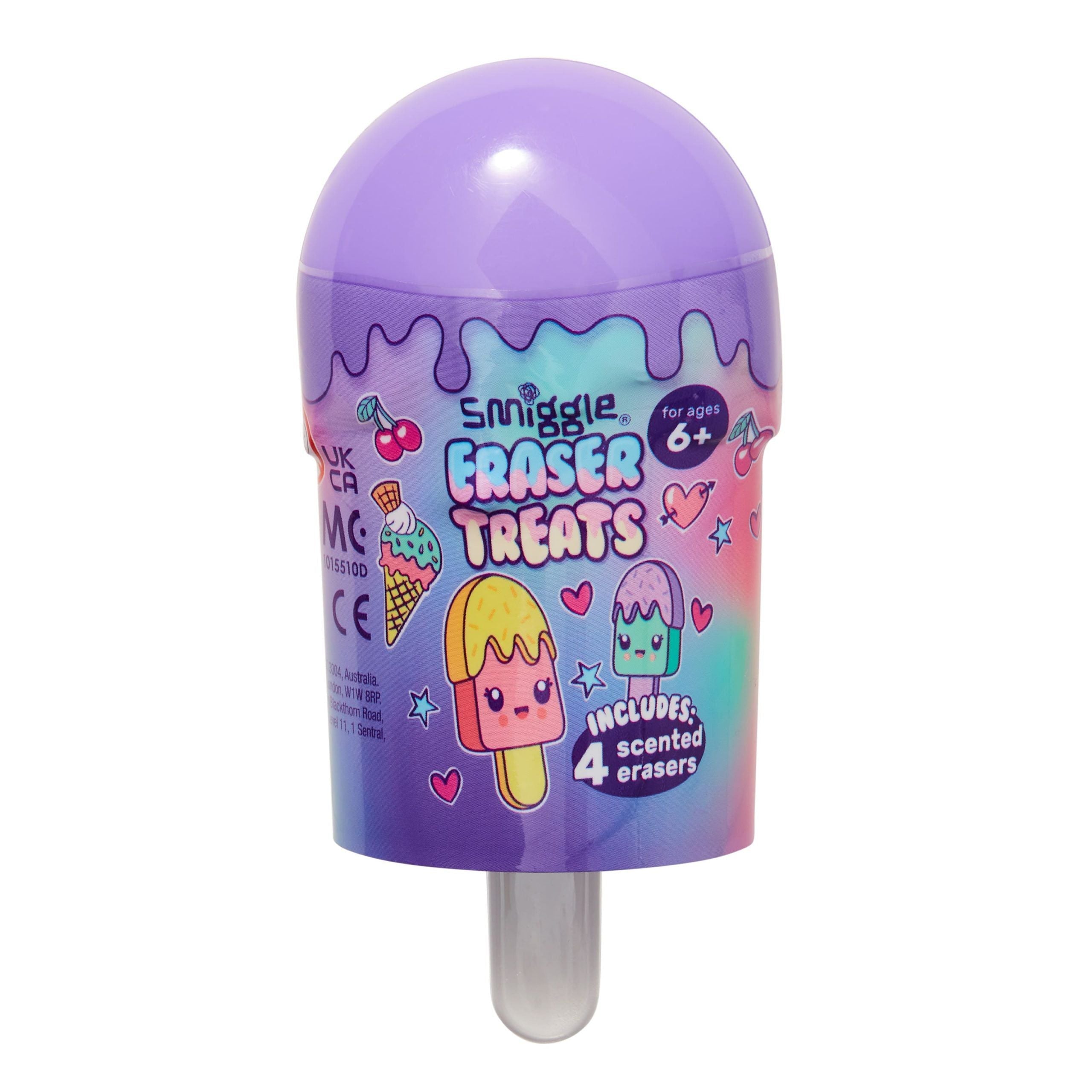 Smiggle - Cool Treat Eraser Pack