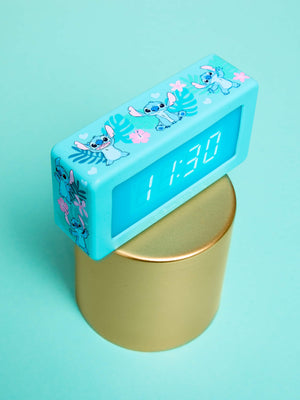Smiggle - Disney Stitch Sound Activated Digital Clock
