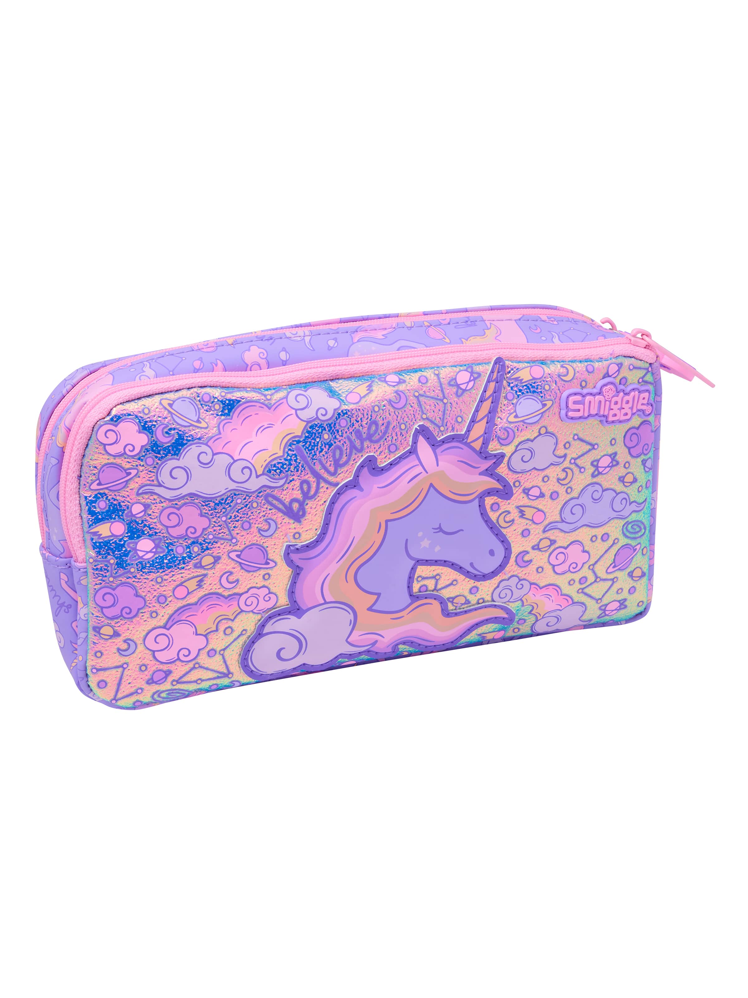 Smiggle - Eclipse Double Compartment Pencil Case